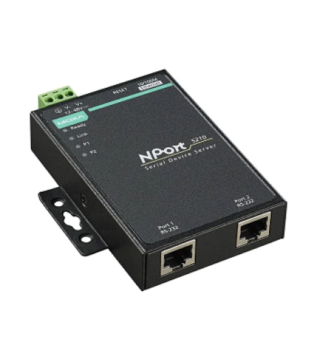 Moxa NPort 5210 w/ Adapter	 – купити в Україні | Офіційна гарантія