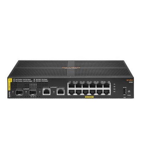 HPE Aruba 6100 12G Class4 PoE 2G/2SFP+ 139W Switch JL679A#ARM – купити в Україні | Офіційна гарантія HPE Aruba 6100 12G Class4 PoE 2G/2SFP+ 139W Switch JL679A#ARM – купити в Україні | Офіційна гарантія