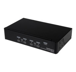 StarTech.com 4 Port DisplayPort KVM Switch w/ Audio SV431DPUA