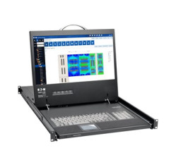 Tripp Lite Rack Console 1URM DVI, VGA for KVM Switch, 19" LCD 1080p Rackmount TAA B021-000-19-HD2
