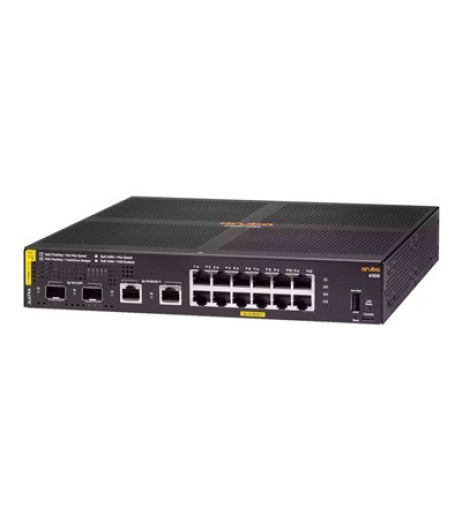 HPE Aruba 6100 12G Class4 PoE 2G/2SFP+ 139W Switch JL679A#ABA