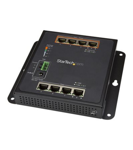 StarTech.com Industrial 8 Port Gigabit PoE Switch, 4 x PoE+ 30W, Power Over Ethernet, Hardened GbE Layer/L2 Managed Switch, Rugged High Power Gigabit Network Switch IP-30/-40C to +75C IES81GPOEW – купити в Україні | Офіційна гарантія StarTech.com Industrial 8 Port Gigabit PoE Switch, 4 x PoE+ 30W, Power Over Ethernet, Hardened GbE Layer/L2 Managed Switch, Rugged High Power Gigabit Network Switch IP-30/-40C to +75C IES81GPOEW – купити в Україні | Офіційна гарантія