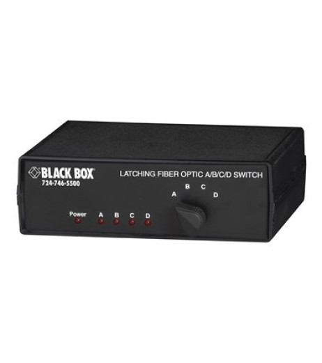 Black Box Fiber Optic A/B/C/D Switch Latching SW1005A