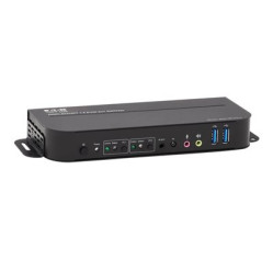 Tripp Lite DisplayPort USB KVM Switch 2-Port 4K 60Hz HDR DP 1.4 USB Cables B005-DPUA2-K