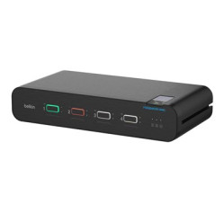 Belkin IsoClave RED/BLACK F1DN204KVM-UN4C