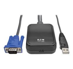 Tripp Lite KVM Console to USB 2.0 Portable Laptop Crash Cart Adapter with File Transfer and Video Capture, 1920 x 1200 @ 60 Hz B032-VU1
