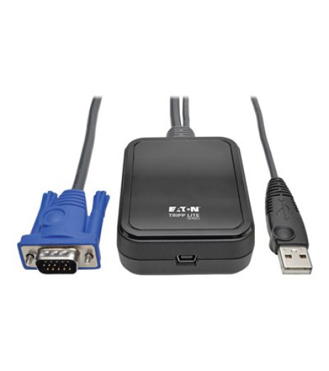 Tripp Lite KVM Console to USB 2.0 Portable Laptop Crash Cart Adapter with File Transfer and Video Capture, 1920 x 1200 @ 60 Hz B032-VU1 – купити в Україні | Офіційна гарантія