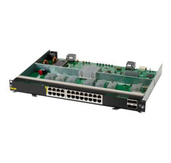 HPE Aruba Networking CX 6400 24p Smart Rate 1G/2.5G/5G/10G Class8 PoE and 4p SFP56 v2 Module S1T83A HPE Aruba Networking CX 6400 24p Smart Rate 1G/2.5G/5G/10G Class8 PoE and 4p SFP56 v2 Module S1T83A