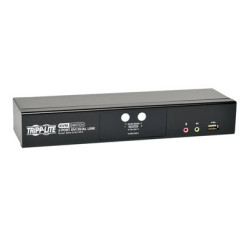 Tripp Lite 2-Port DVI Dual-Link / USB KVM Switch w/ Audio & Cables B004-DUA2-HR-K
