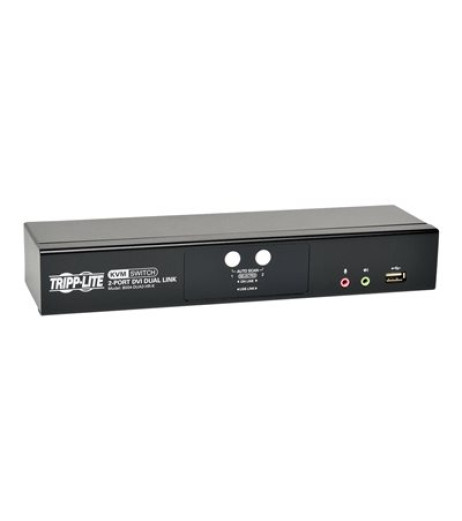 Tripp Lite 2-Port DVI Dual-Link / USB KVM Switch w/ Audio & Cables B004-DUA2-HR-K – купити в Україні | Офіційна гарантія Tripp Lite 2-Port DVI Dual-Link / USB KVM Switch w/ Audio & Cables B004-DUA2-HR-K – купити в Україні | Офіційна гарантія