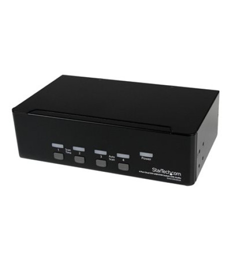StarTech.com 4-Port Dual KVM Switch with Audio for DVI Computers SV431DD2DUA – купити в Україні | Офіційна гарантія