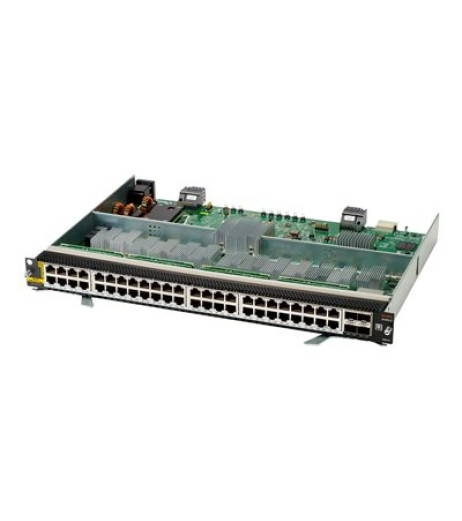 HPE Aruba 6400 48-port HPE Smart Rate 1/2.5/5GbE Class 6 PoE and 4-port SFP56 v2 Module R0X41C