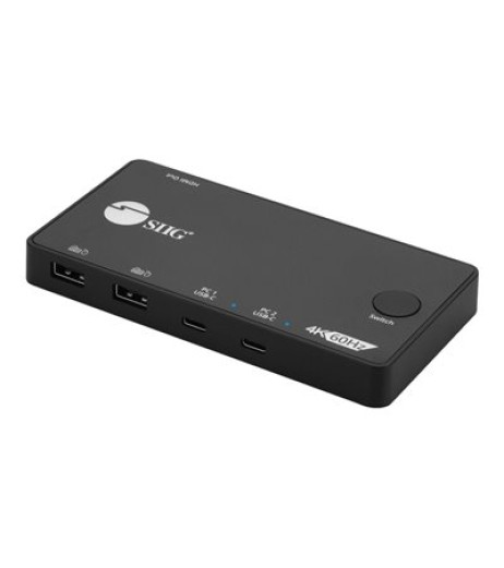 SIIG 2x1 USB-C 4K Video KVM Switch CE-KV0B11-S1 – купити в Україні | Офіційна гарантія SIIG 2x1 USB-C 4K Video KVM Switch CE-KV0B11-S1 – купити в Україні | Офіційна гарантія
