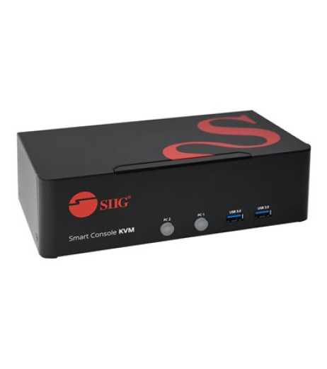 SIIG 2 Port 4K DVI Dual Link KVM Switch with USB 3.0, Audio, Mic CE-DV0111-S1 – купити в Україні | Офіційна гарантія SIIG 2 Port 4K DVI Dual Link KVM Switch with USB 3.0, Audio, Mic CE-DV0111-S1 – купити в Україні | Офіційна гарантія