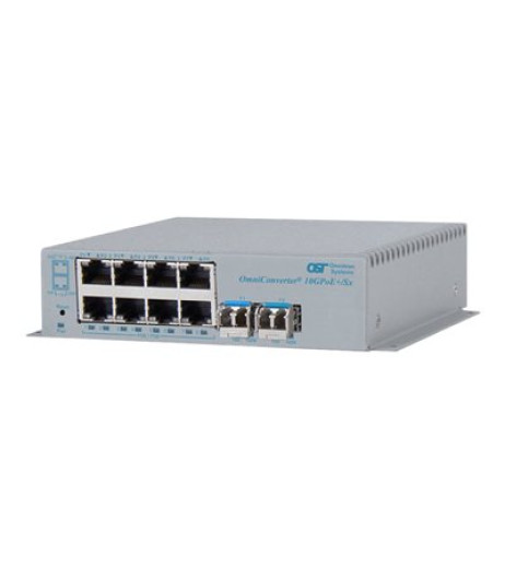 Omnitron OmniConverter 10GPoE+/Sx 9581-0-24-9W