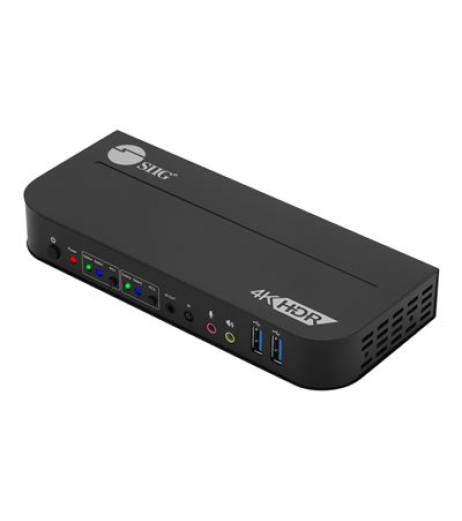SIIG 2x1 HDMI 4K HDR KVM USB 3.0 Switch CE-KV0E11-S1 – купити в Україні | Офіційна гарантія SIIG 2x1 HDMI 4K HDR KVM USB 3.0 Switch CE-KV0E11-S1 – купити в Україні | Офіційна гарантія