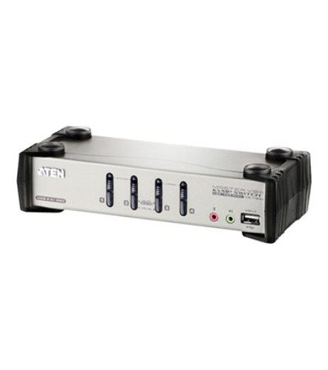 ATEN CS1734B - KVM / audio / USB switch CS1734B – купити в Україні | Офіційна гарантія