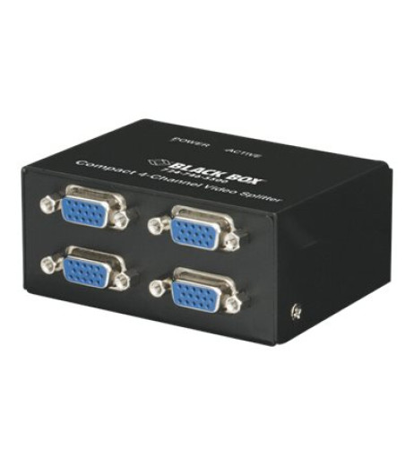 Black Box Compact VGA Video Splitter AC1056A-4 – купити в Україні | Офіційна гарантія Black Box Compact VGA Video Splitter AC1056A-4 – купити в Україні | Офіційна гарантія