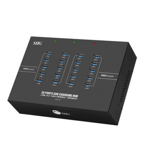 SIIG 20-Port Industrial USB 3.0 Hub with Charging ID-US0611-S1 – купити в Україні | Офіційна гарантія SIIG 20-Port Industrial USB 3.0 Hub with Charging ID-US0611-S1 – купити в Україні | Офіційна гарантія