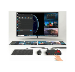 SIIG Full HD Quad-View 1080p HDMI KVM Switch MultiView Processor CE-KV0A11-S1