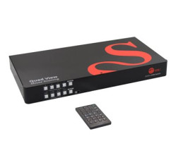 SIIG 4K60Hz Quad-View HDMI Mouse Roaming KVM Processor CE-KV0J11-S1