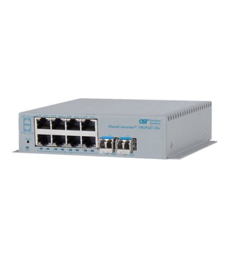 Omnitron OmniConverter 10GPoE+/Sx 9581-0-24-1