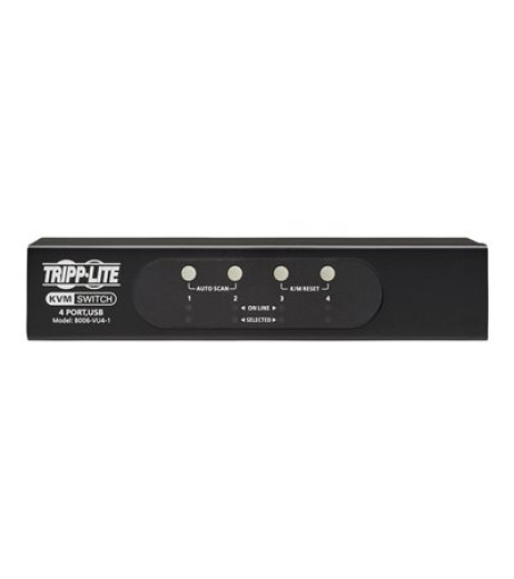 Eaton Tripp Lite series 4-Port VGA KVM Switch for USB or PS/2 Keyboard/Mouse B006-VU4-1 – купити в Україні | Офіційна гарантія