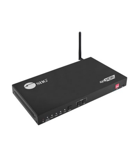 SIIG 4x1 Multi-Video HDMI 2.0, AirPlay, MiraCast, USB-C Presentation Switcher CE-H25Z11-S1 – купити в Україні | Офіційна гарантія
