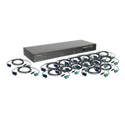 IOGEAR GCS1716KITU 16-Port VGA Combo KVM Switch with USB Cables GCS1716KITU IOGEAR GCS1716KITU 16-Port VGA Combo KVM Switch with USB Cables GCS1716KITU