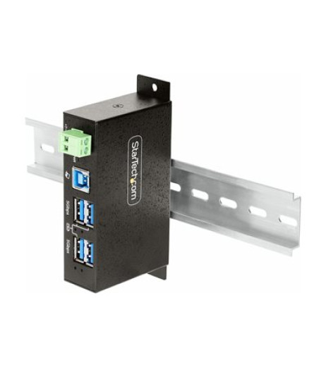 StarTech.com 4-Port Managed USB Hub with 4x USB-A, Heavy Duty with Metal Industrial Housing, ESD & Surge Protection, Wall/Desk/Din-Rail Mountable, USB 3.0/3.1/3.2 Gen 1 5Gbps 5G4AINDRM-USB-A-HUB – купити в Україні | Офіційна гарантія