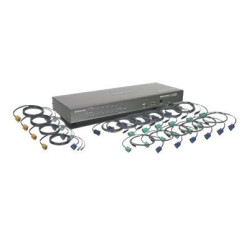 IOGEAR GCS1716KIT 16-Port VGA Combo KVM Switch GCS1716KIT