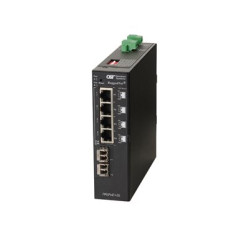 Omnitron RUGGEDNET 10GPoE+/Si 9583-0-24-2Z