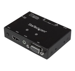 StarTech.com 2x1 VGA + HDMI to VGA Converter Switch w/ Priority Switching VS221HD2VGA