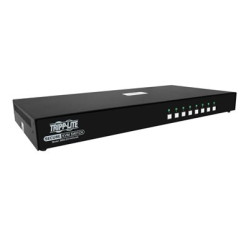 Tripp Lite Secure KVM Switch, 8-Port, Single Head, DVI to DVI, NIAP PP4.0, Audio, CAC, TAA B002-DV1AC8-N4