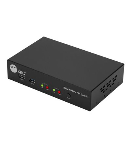 SIIG 2-Port 4K HDMI KVM Switch with PBP Roaming Mouse & PIP CE-KV0G11-S1 – купити в Україні | Офіційна гарантія