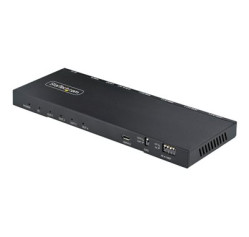 StarTech.com 4-Port HDMI Splitter, 4K 60Hz HDMI 2.0 Video, 1 In 4 Out HDMI Splitter, 4K HDMI Splitter w/Built-in Scaler, 3.5mm/Optical Audio Port, Durable Metal Housing, HDR/HDCP HDMI-SPLITTER-44K60S