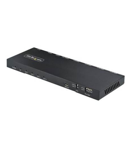 StarTech.com 4-Port HDMI Splitter, 4K 60Hz HDMI 2.0 Video, 1 In 4 Out HDMI Splitter, 4K HDMI Splitter w/Built-in Scaler, 3.5mm/Optical Audio Port, Durable Metal Housing, HDR/HDCP HDMI-SPLITTER-44K60S – купити в Україні | Офіційна гарантія StarTech.com 4-Port HDMI Splitter, 4K 60Hz HDMI 2.0 Video, 1 In 4 Out HDMI Splitter, 4K HDMI Splitter w/Built-in Scaler, 3.5mm/Optical Audio Port, Durable Metal Housing, HDR/HDCP HDMI-SPLITTER-44K60S – купити в Україні | Офіційна гарантія