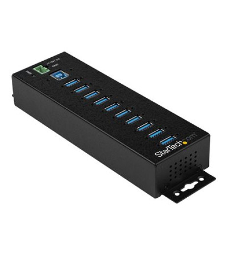 StarTech.com 10 Port USB Hub with Power Adapter, Surge Protection, Metal Industrial USB 3.0 Data Transfer Hub, Din Rail, Wall or Desk Mountable, High Speed USB 3.1/ USB 3.2 Gen 1 5Gbps Hub HB30A10AME – купити в Україні | Офіційна гарантія StarTech.com 10 Port USB Hub with Power Adapter, Surge Protection, Metal Industrial USB 3.0 Data Transfer Hub, Din Rail, Wall or Desk Mountable, High Speed USB 3.1/ USB 3.2 Gen 1 5Gbps Hub HB30A10AME – купити в Україні | Офіційна гарантія