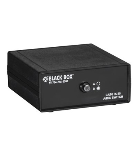 Black Box 2-to-1 CAT6 10-GbE Manual Switch (ABC) SW1030A