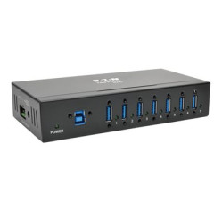 Tripp Lite 7-Port USB 3.0 Hub SuperSpeed with Dedicated 2A USB Charging iPad Tablet Metal U360-007-IND