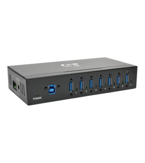 Tripp Lite 7-Port USB 3.0 Hub SuperSpeed with Dedicated 2A USB Charging iPad Tablet Metal U360-007-IND – купити в Україні | Офіційна гарантія Tripp Lite 7-Port USB 3.0 Hub SuperSpeed with Dedicated 2A USB Charging iPad Tablet Metal U360-007-IND – купити в Україні | Офіційна гарантія