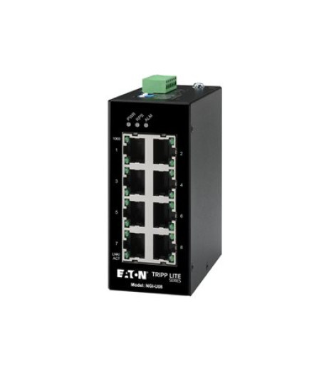 Eaton Tripp Lite series Unmanaged Industrial Gigabit Ethernet Switch 8-Port NGI-U08 – купити в Україні | Офіційна гарантія Eaton Tripp Lite series Unmanaged Industrial Gigabit Ethernet Switch 8-Port NGI-U08 – купити в Україні | Офіційна гарантія