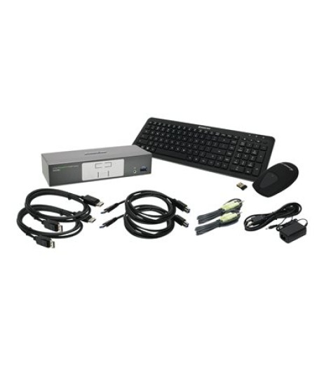 IOGEAR 2-Port 4K UHD DisplayPort KVMP Switch with USB 3.0 Hub and Audio GCS1902-KM – купити в Україні | Офіційна гарантія