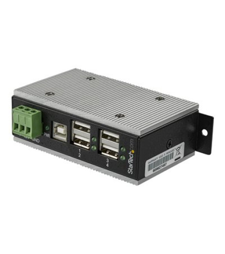 StarTech.com 4 Port USB 2.0 Hub, Metal Industrial USB-A Hub (4x USB-A) with ESD & Surge Protection, Extended Operating Temp -40 to 185°F, Din Rail/Wall/Desk Mountable, USB Expander Hub HB20A4AME – купити в Україні | Офіційна гарантія StarTech.com 4 Port USB 2.0 Hub, Metal Industrial USB-A Hub (4x USB-A) with ESD & Surge Protection, Extended Operating Temp -40 to 185°F, Din Rail/Wall/Desk Mountable, USB Expander Hub HB20A4AME – купити в Україні | Офіційна гарантія