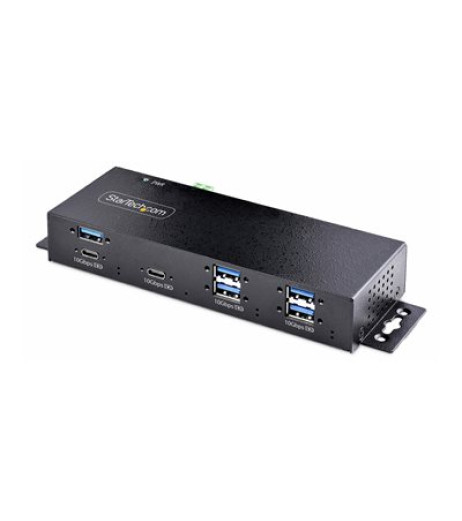 StarTech.com 7-Port Industrial USB Hub 10Gbps Hub, Metal, Mountable, TAA HB31C5A2CME – купити в Україні | Офіційна гарантія