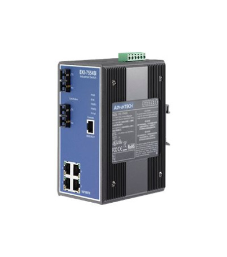 4+2 100FX PORT S.M. MANAGED SWITCH(WIDE EKI-7554SI-AE – купити в Україні | Офіційна гарантія