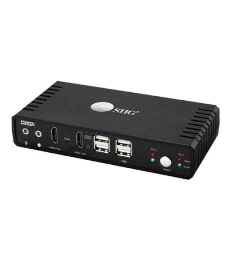 SIIG 2-Port HDMI Dual-Head Console KVM Switch with USB 2.0 CE-KV0911-S1