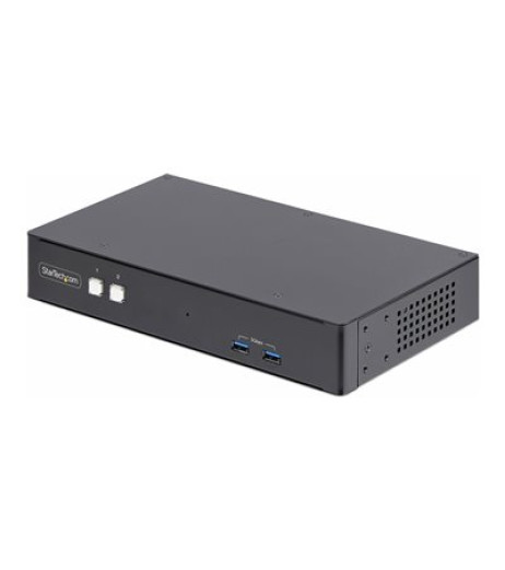 StarTech.com 2-Port Dual-Monitor DisplayPort KVM Switch, RS232 Serial Control, 4K 60Hz, 2x USB 5Gbps Hub Ports, 2x USB 2.0 HID Ports, Hotkey/Pushbutton Switching, TAA Compliant P2DD46A22-KVM-SWITCH – купити в Україні | Офіційна гарантія StarTech.com 2-Port Dual-Monitor DisplayPort KVM Switch, RS232 Serial Control, 4K 60Hz, 2x USB 5Gbps Hub Ports, 2x USB 2.0 HID Ports, Hotkey/Pushbutton Switching, TAA Compliant P2DD46A22-KVM-SWITCH – купити в Україні | Офіційна гарантія