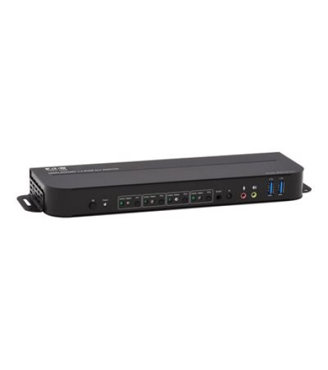 Tripp Lite 4-Port DisplayPort KVM with Dual Console Ports (DP and HDMI), 4K 60Hz 4:4:4, DP1.4 with IR Remote B005-DPUA4 – купити в Україні | Офіційна гарантія Tripp Lite 4-Port DisplayPort KVM with Dual Console Ports (DP and HDMI), 4K 60Hz 4:4:4, DP1.4 with IR Remote B005-DPUA4 – купити в Україні | Офіційна гарантія
