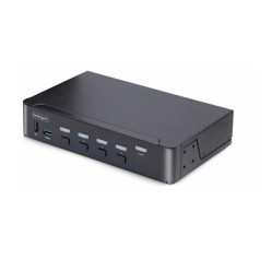 StarTech.com 4-Port DisplayPort 1.4 KVM Switch, 8K 60Hz / 4K 144Hz, 2x USB 3.0 Ports, 4x USB 2.0 Ports, Hotkey Switching, TAA Compliant (D86A2-4-PORT-8K-KVM) D86A2-4-PORT-8K-KVM